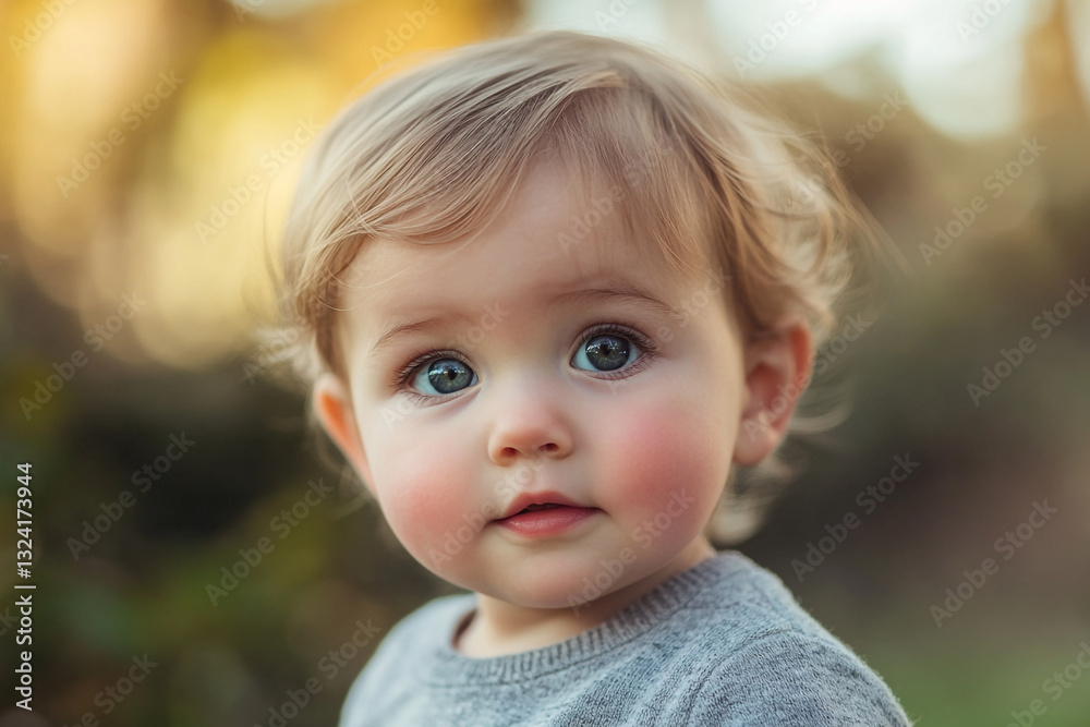 Adorable baby girl portrait with bright blue eyes soft skin kid cute face child sweet happy young Adorable baby girl portrait with bright blue eyes soft skin kid cute face child sweet happy young