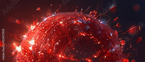 fireworks in the night sky