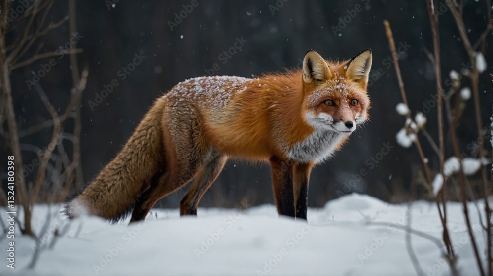 Fototapeta premium Graceful Fox In the Field