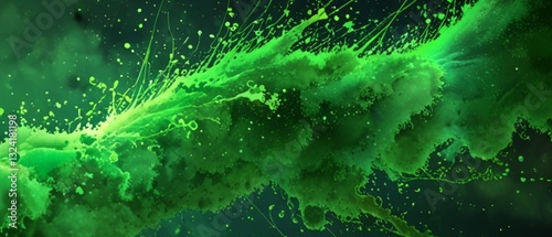 green abstract background