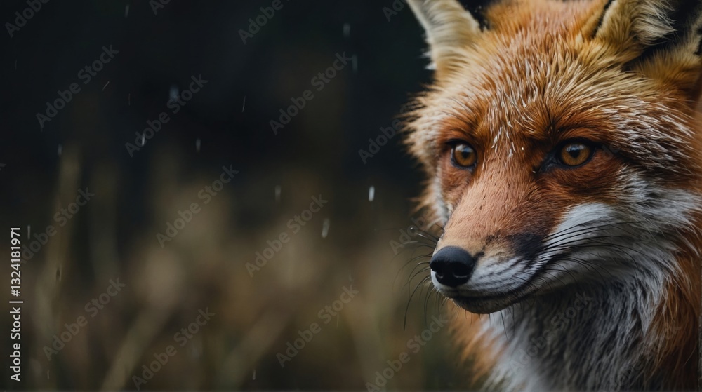 Fototapeta premium Graceful Fox In the Quiet