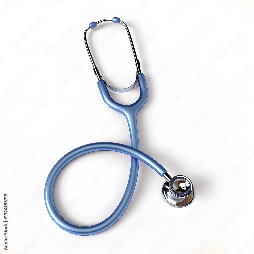 Stethoscope on White Background for Medical Health Concept Stethoscope on White Background for Medical Health Concept