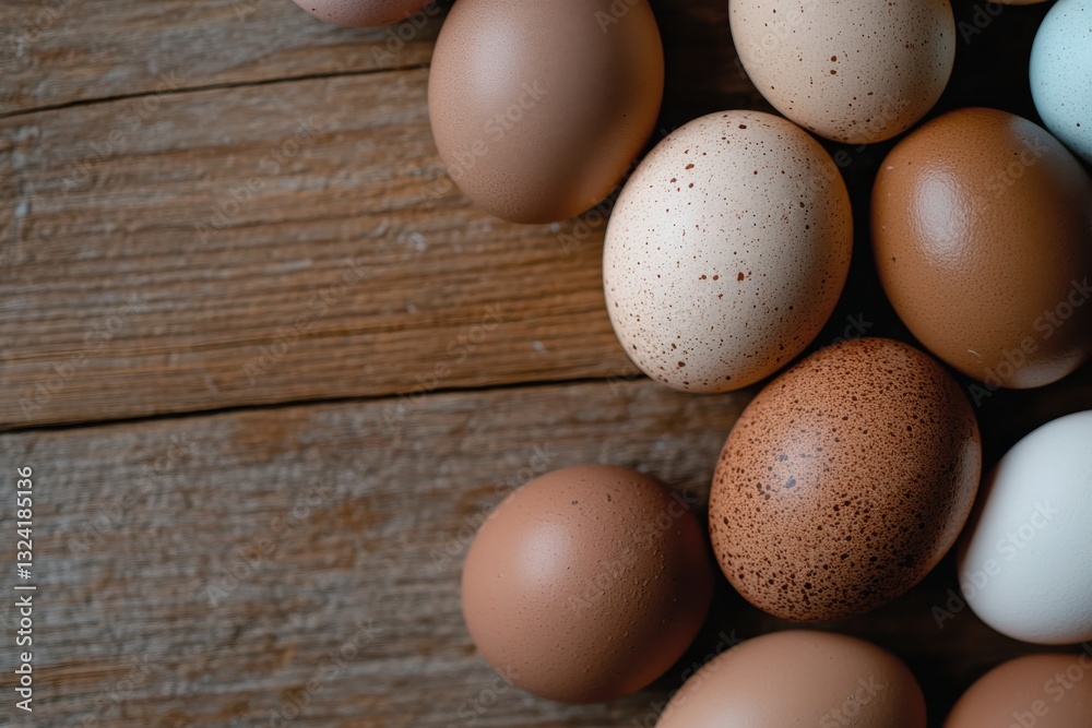 A serene image of neutral-toned eggs arranged on a natural wood background, reflecting simplicity and elegance, capturing the essence of understated beauty and seasonal charm. A serene image of neutral-toned eggs arranged on a natural wood background, reflecting simplicity and elegance, capturing the essence of understated beauty and seasonal charm.