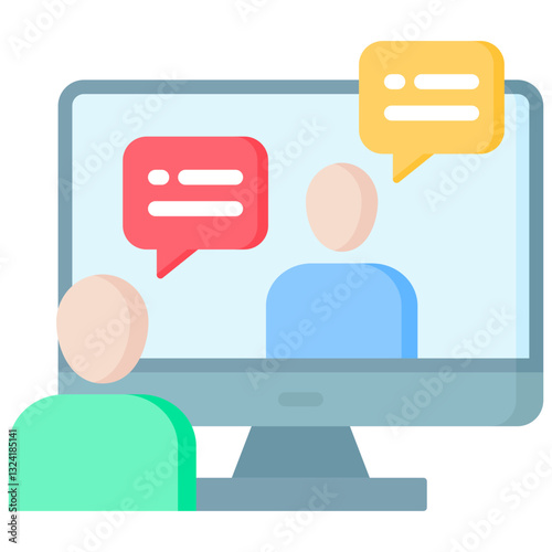 Online Discussion Icon