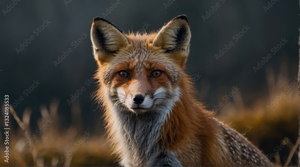 Fototapeta premium Graceful Fox On the Vista