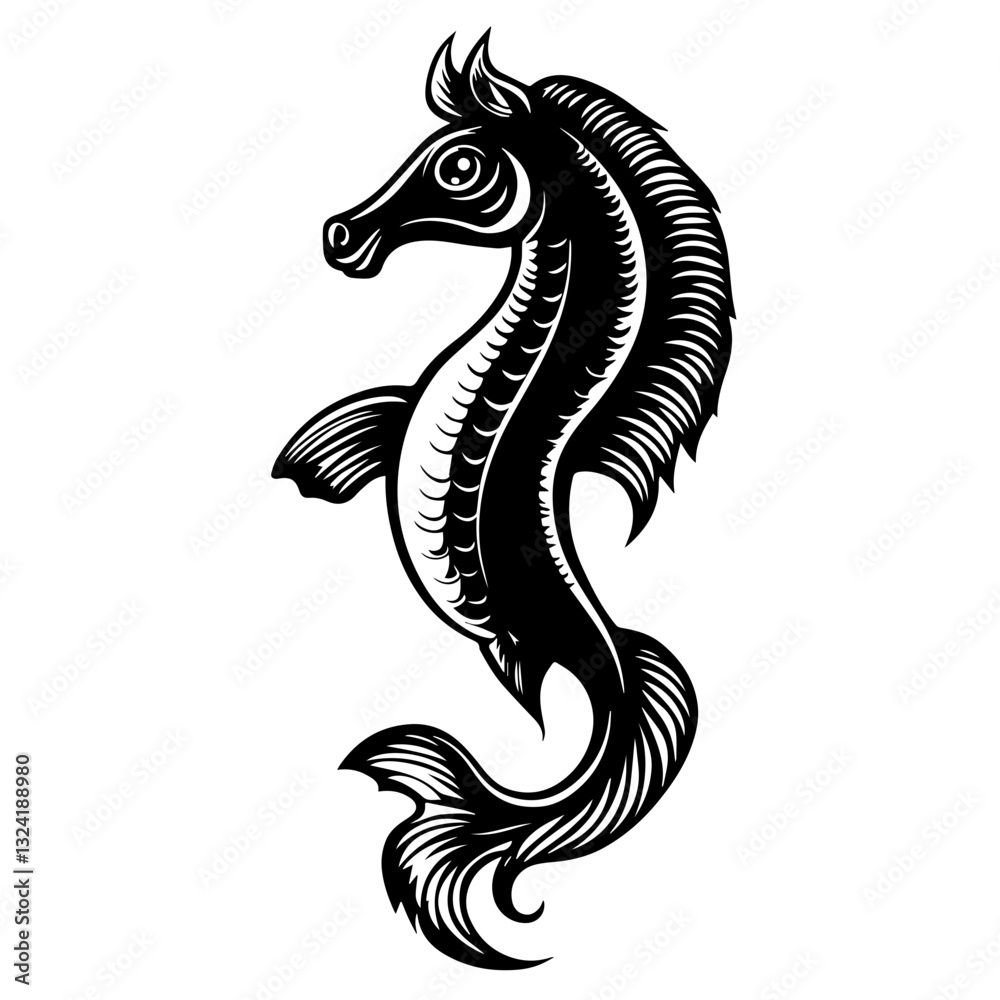 Fototapeta premium black dragon tattoo
