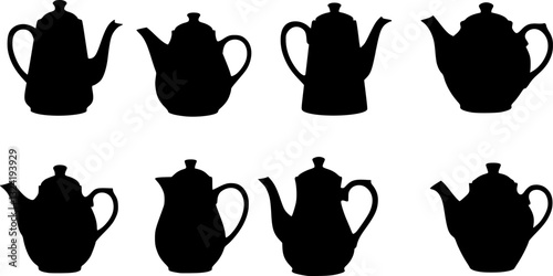 Teapot Icon Set