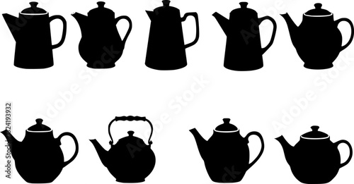 Teapot Icon Set