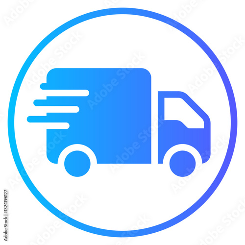 express delivery gradient icon