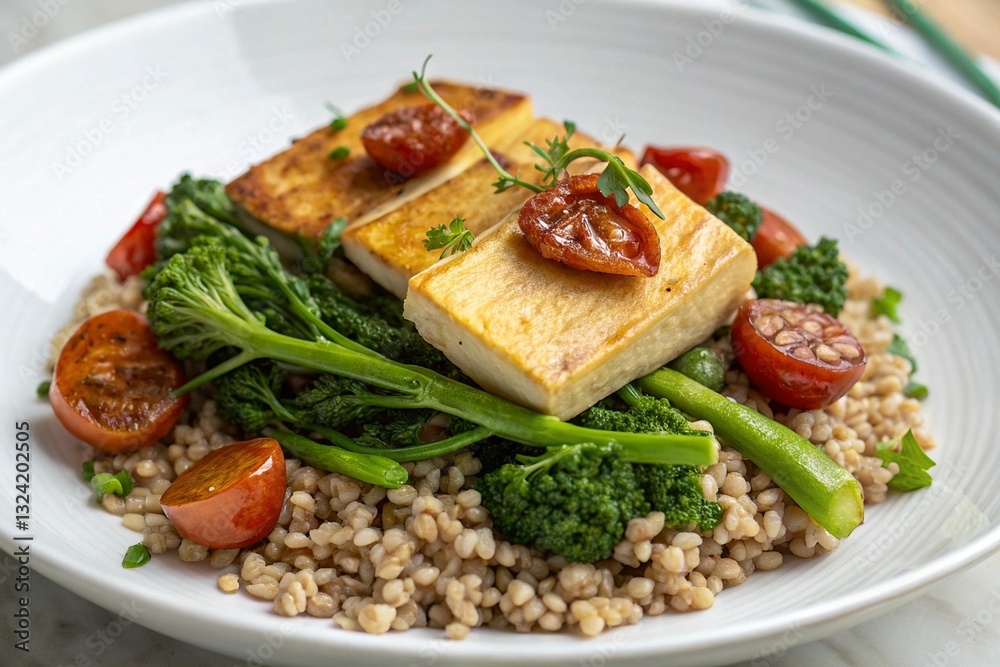 grilled chicken breast with vegetables