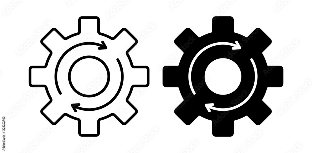 Agile process icon pack in flat and thin liner vectors graphic for ui designs Agile process icon pack in flat and thin liner vectors graphic for ui designs