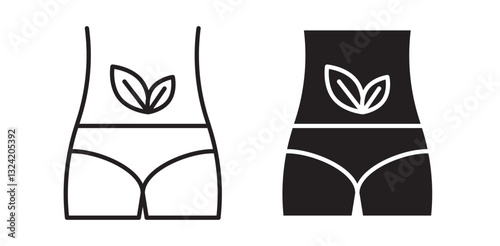 Detox icon pack in flat and thin liner vectors graphic for ui designs