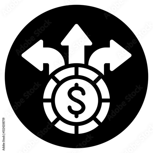 costs glyph icon
