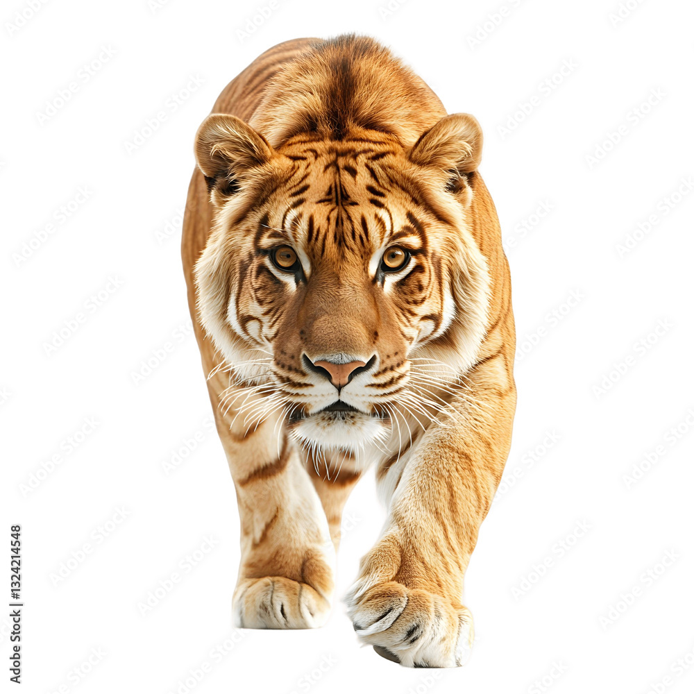 Obraz premium Liger isolated on transparent background