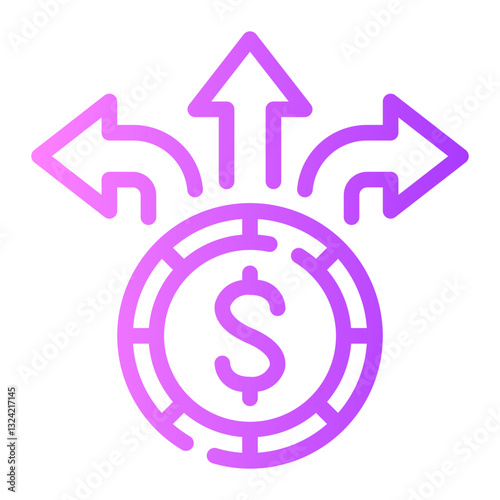 costs gradient icon