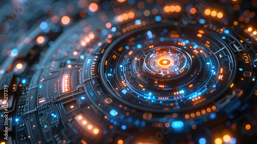 Futuristic HUD UI