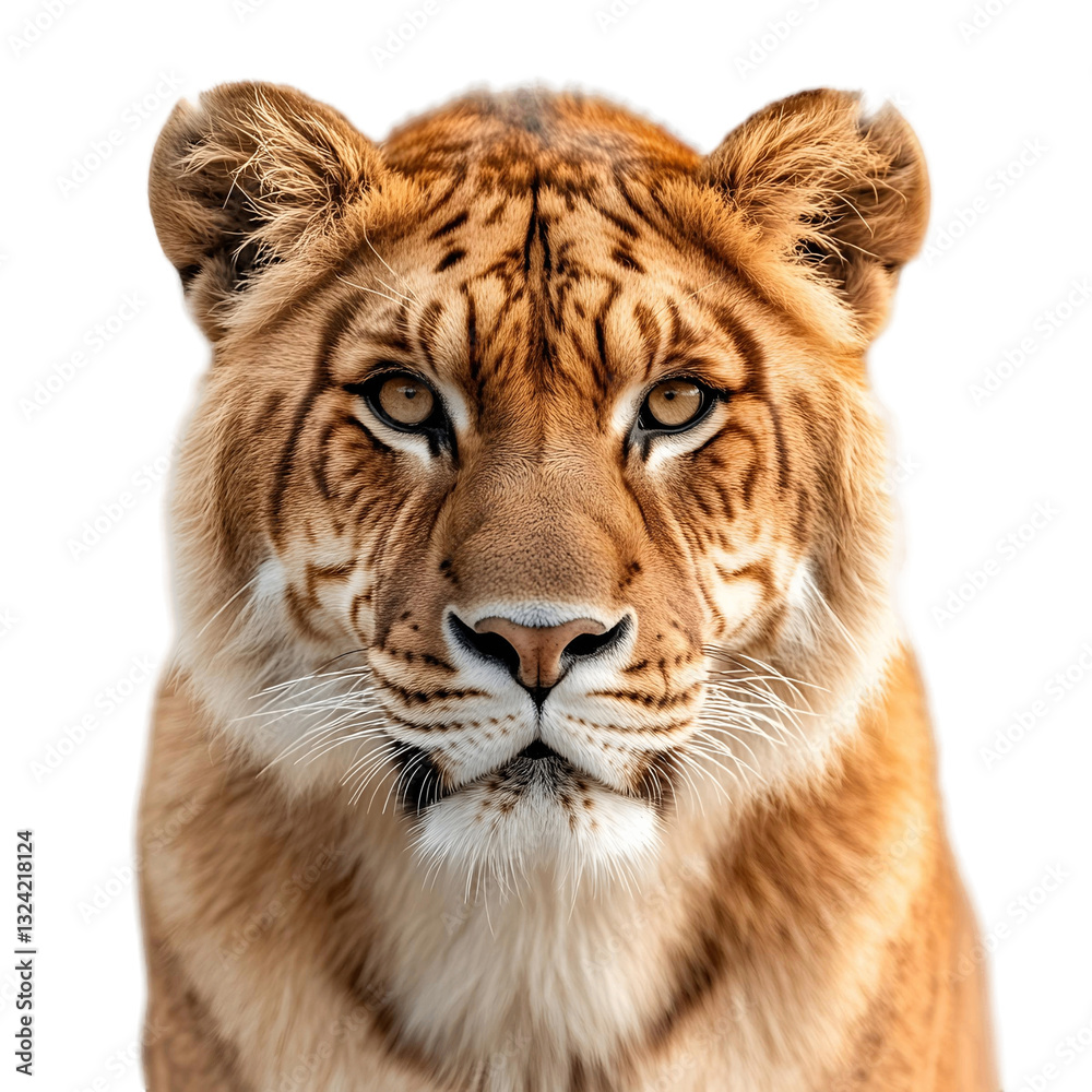 Obraz premium Liger isolated on transparent background