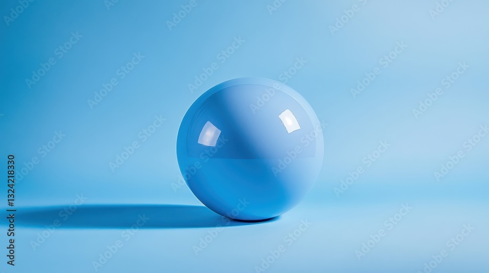 A sleek, azure exercise ball, its smooth surface reflecting the surrounding blue, sat poised on a solid, monochromatic canvas of the same shade, a minimalist yet dynamic composition. A sleek, azure exercise ball, its smooth surface reflecting the surrounding blue, sat poised on a solid, monochromatic canvas of the same shade, a minimalist yet dynamic composition.