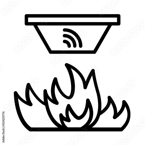 fire detector icon