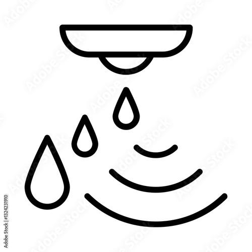 water detection sensor icon