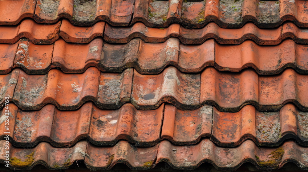 Red tile roof Red tile roof