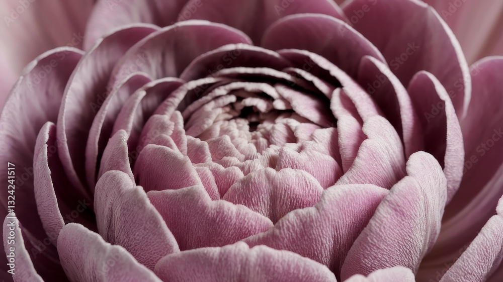 Fototapeta premium single flower with velvety petals and delicate textures