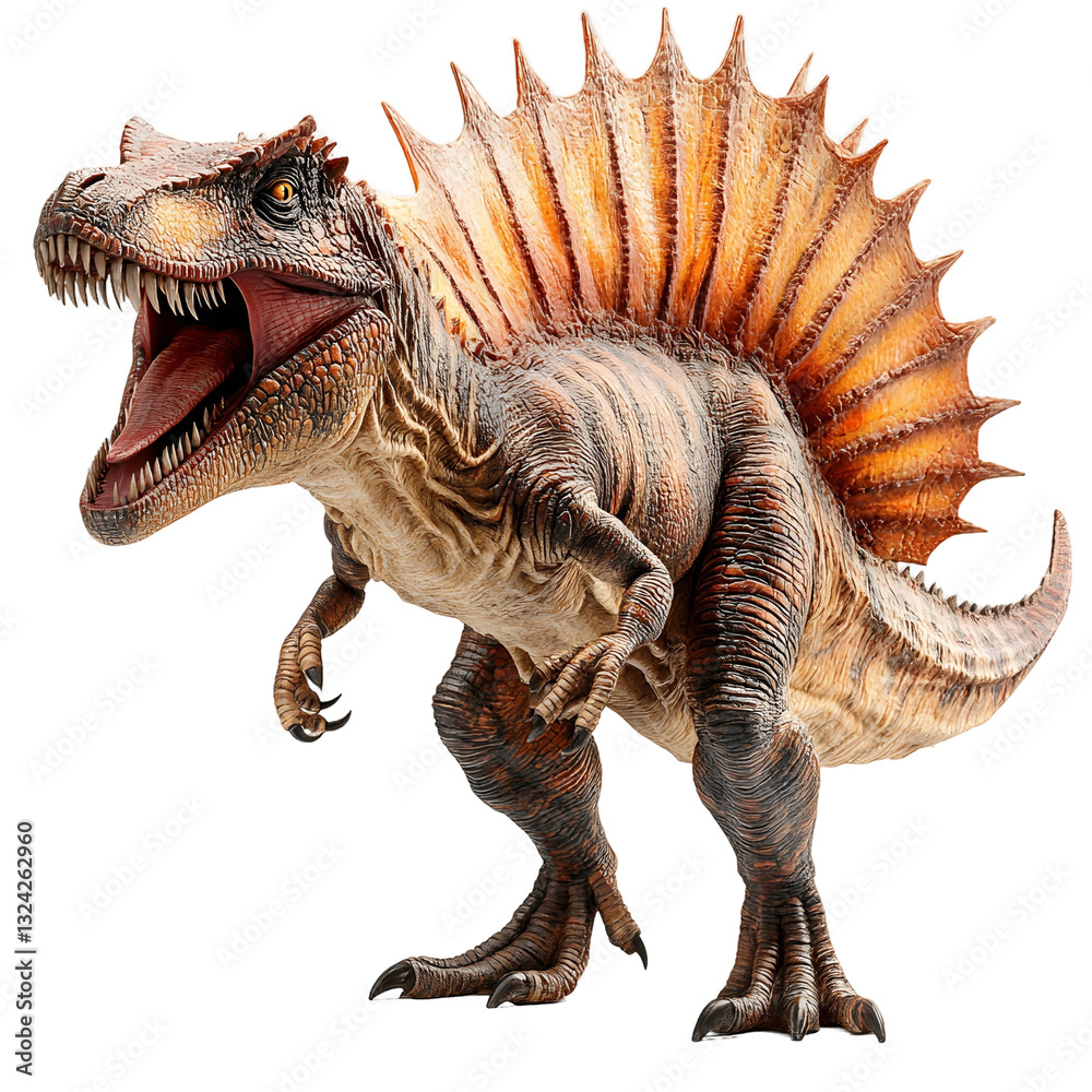 Fototapeta premium Spinosaurus Enormous isolated on transparent background