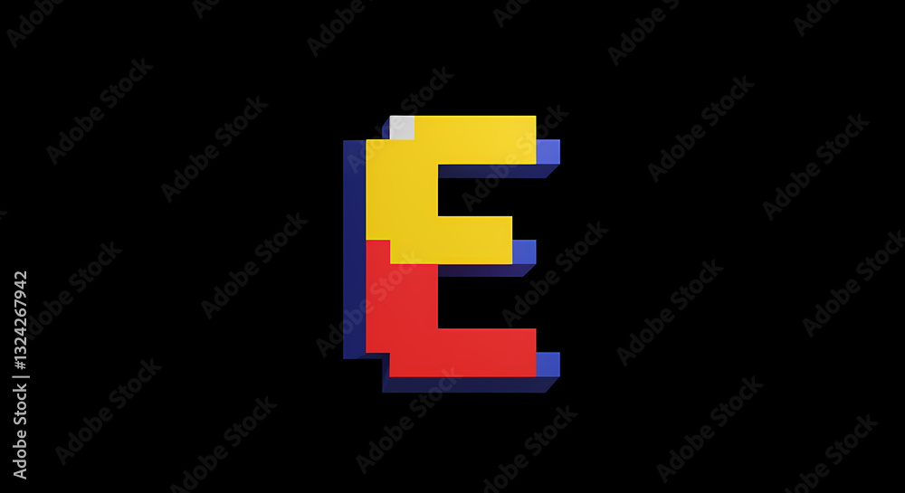 Fototapeta premium letter E