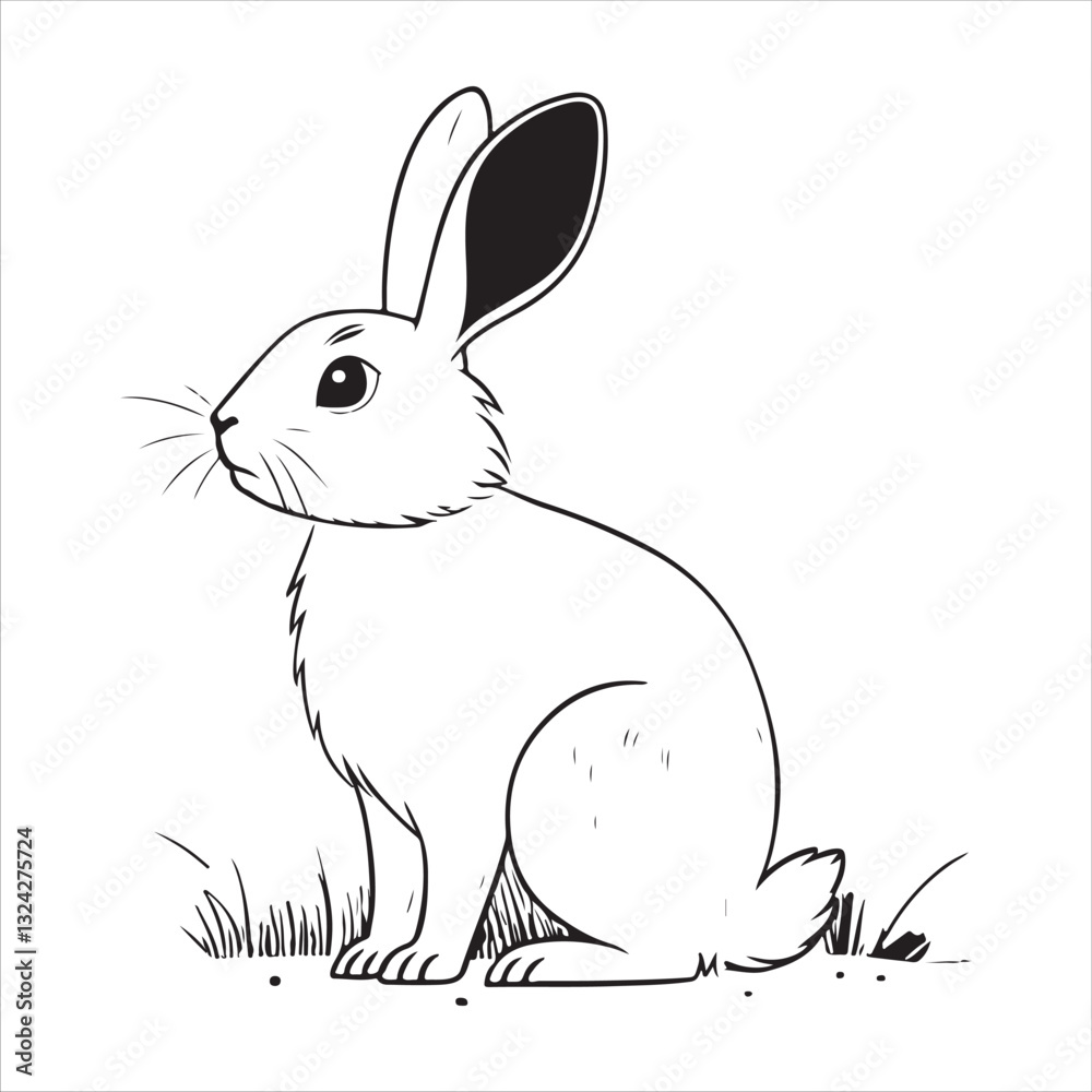 Fototapeta premium Rabbit Vector