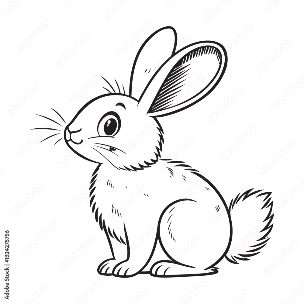 Fototapeta premium Rabbit Vector