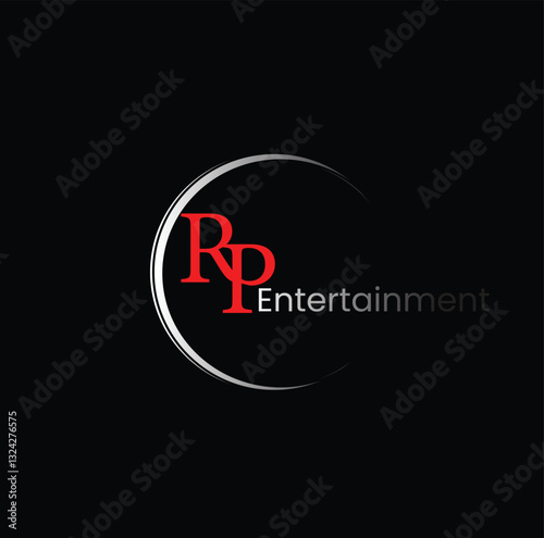 combination of letters R and P. company logo eps 10 format. letter combination logo symbol.