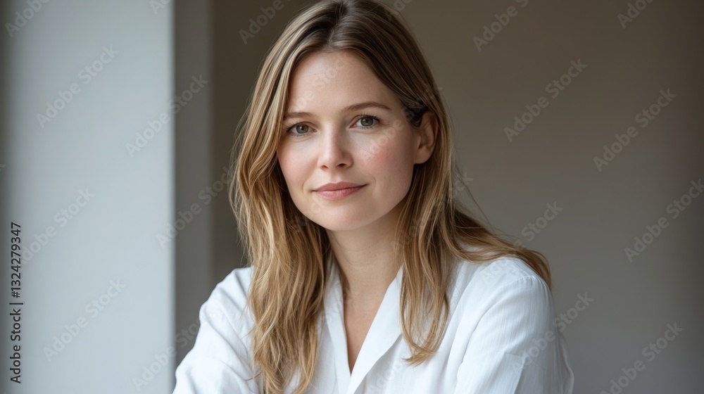 A happy woman standing with arms crossed, smiling confidently at the camera in front of a grey background. She poses casually in a studio portrait, exuding a clean and professional vibe. A happy woman standing with arms crossed, smiling confidently at the camera in front of a grey background. She poses casually in a studio portrait, exuding a clean and professional vibe.