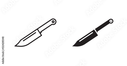 knife icons graphics vectors designs