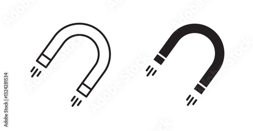 Magnet icons graphics vectors designs