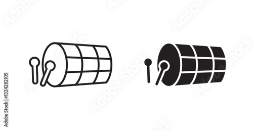 Muslim drum icons graphics vectors designs