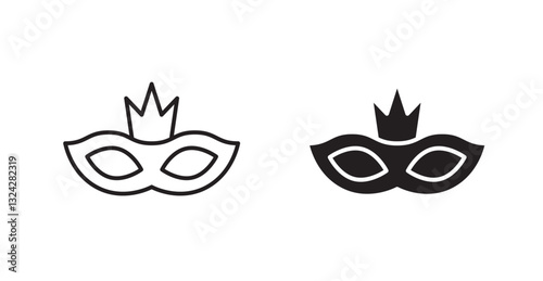 Mask for brazil carnival celebration icons graphics vectors designs