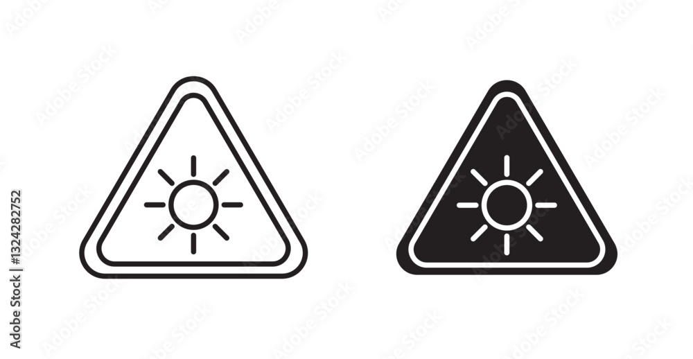 UV light do not look signs graphics vectors designs UV light do not look signs graphics vectors designs