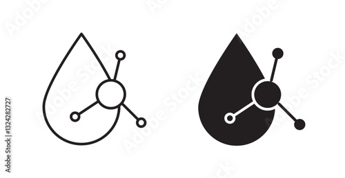 Retinol icons graphics vectors designs