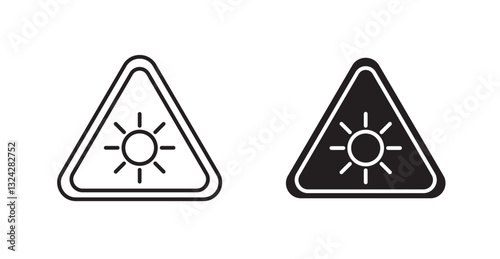 UV light do not look signs graphics vectors designs