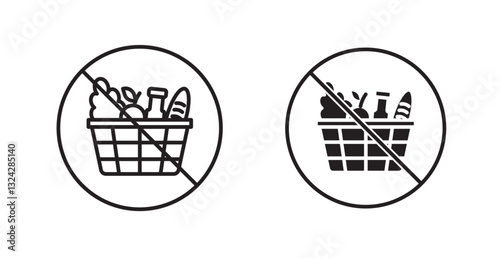 Picnics are prohibited signs graphics vectors designs