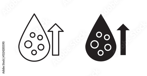 High cholesterol icons graphics vectors designs