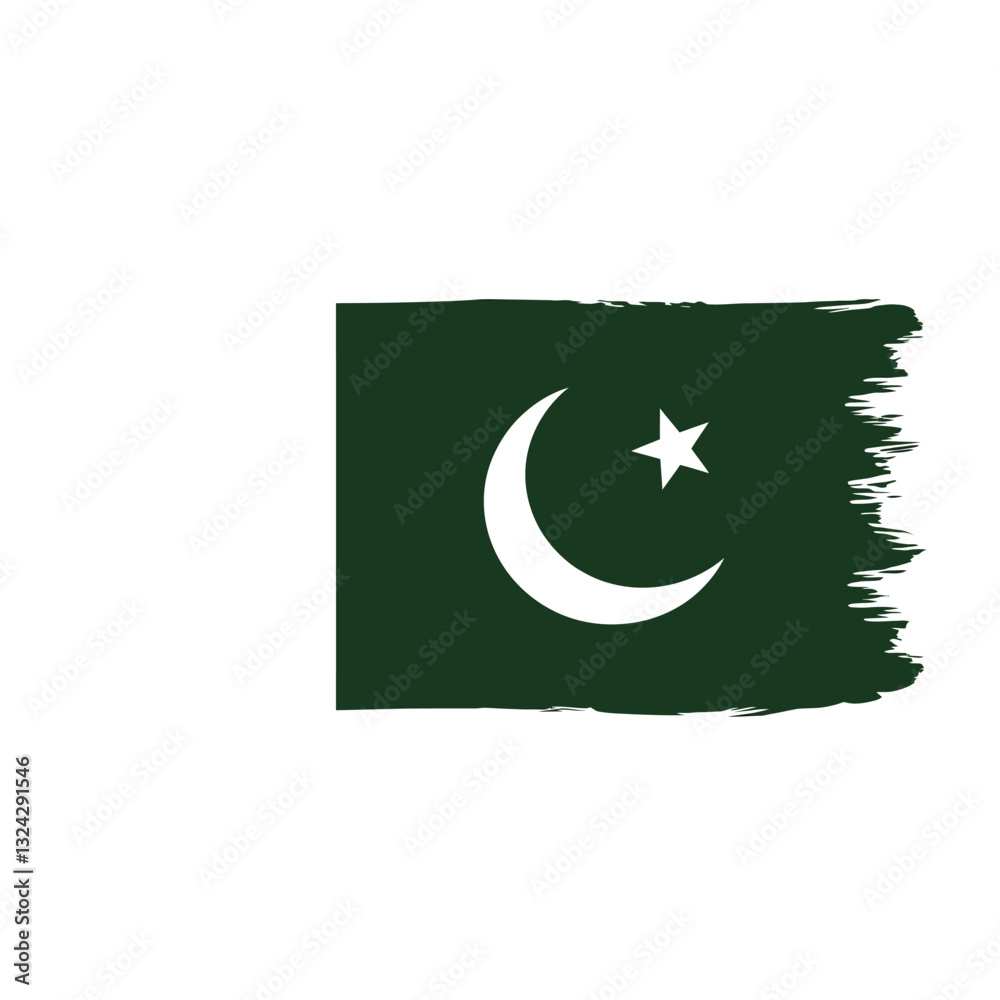 Adobe Illustrator Artwork, flag of pakistan waving in the wind, illustration, green flag, brush Adobe Illustrator Artwork, flag of pakistan waving in the wind, illustration, green flag, brush