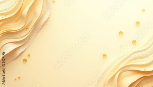 Luxurious Cream and Gold Abstract Background