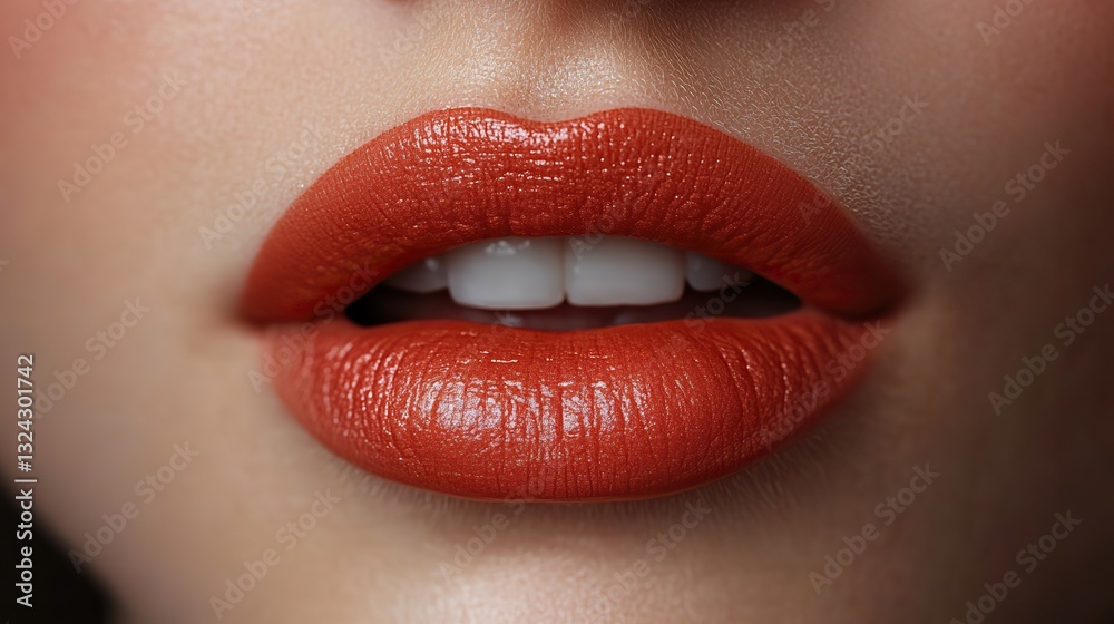 Natural lipstick makeup on beautiful female lips highlights lip augmentation results and cosmetic procedures, emphasizing natural beauty and skincare. Natural lipstick makeup on beautiful female lips highlights lip augmentation results and cosmetic procedures, emphasizing natural beauty and skincare.