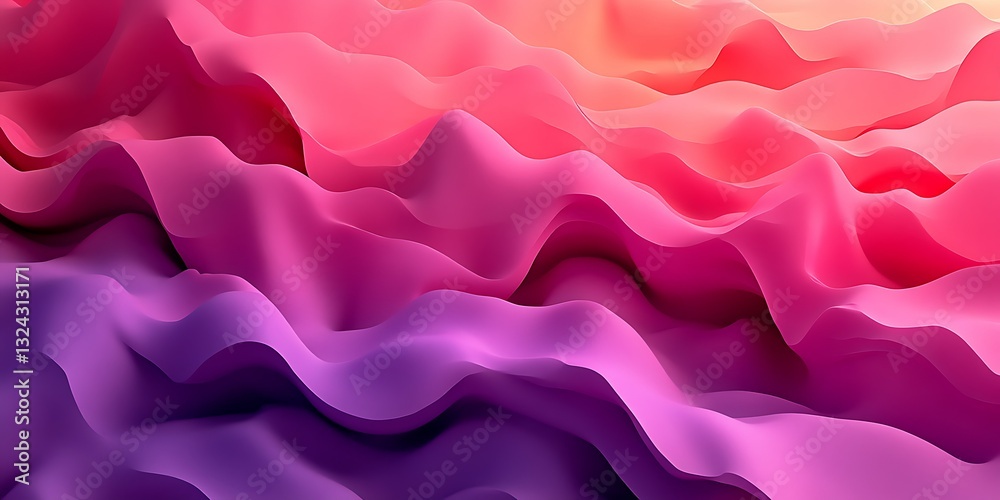 Obraz premium Abstract pink purple waves background