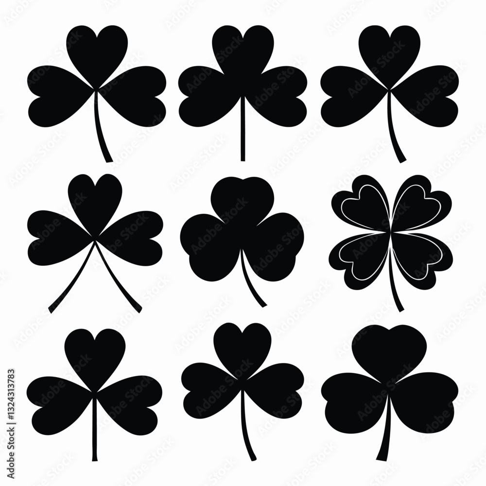 seamless shamrock pattern