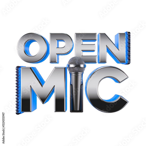 Metal text 