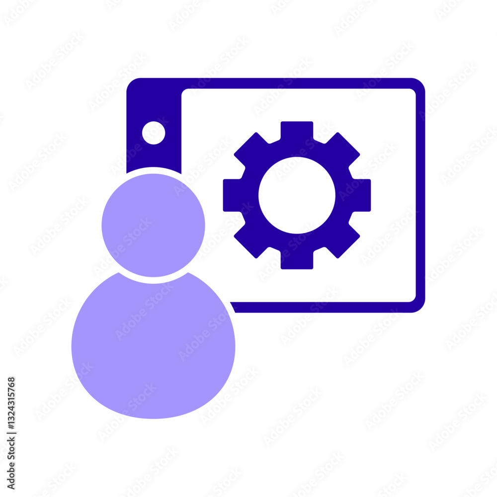 Icon a control panel, isolated against a clean background. Icon a control panel, isolated against a clean background.