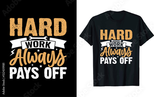 Labor Day t-shirt design, vector illustration,  Labor Day design, silhouette style.
