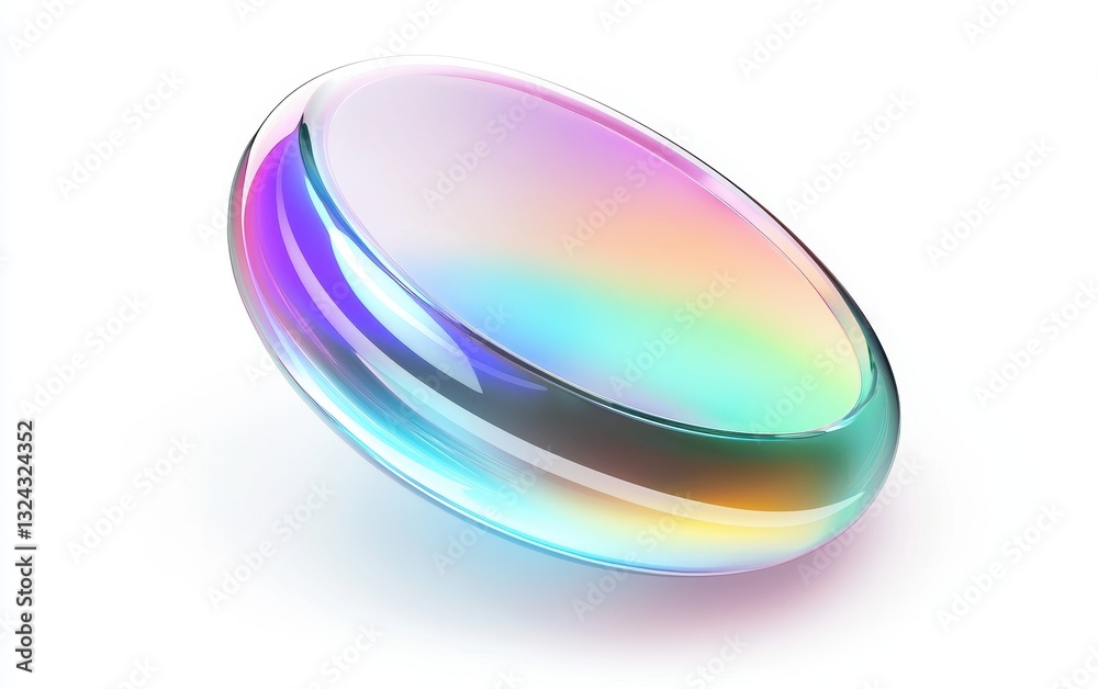 Futuristic holographic background with iridescent colors, isolated on clear white background Futuristic holographic background with iridescent colors, isolated on clear white background